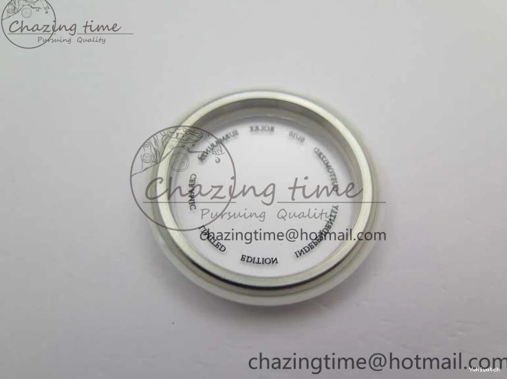 Ceramic Edition 40mm White Dial Submariner Painting White on Best Strap SA3135 Rubber 5GF 0104